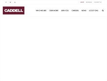 Tablet Screenshot of caddell.com
